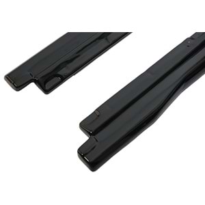 VW Tayron Mk2 2024+ - Marşpiyel Çıta/Alt, A Plus Std./R Line V1 Stil, Piano Black Parlak Ürün Yüzeyi, Vakum, Set