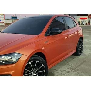 VW Polo Mk6 2018+ - Marşpiyel Aero Stil, İşlemsiz Ham Yüzey Vakum Set