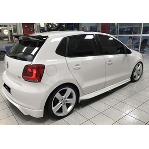 VW Polo Mk5 2009+ - Marşpiyel Aero Stil, İşlem Yapılmamış Ham Ürün Yüzeyi, Vakum, Set