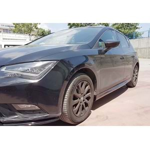 Seat Leon Mk3 2012+ - Marşpiyel Sport, İşlem Yapılmamış Ham Ürün Yüzey, Vakum, Set