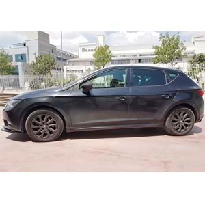 Seat Leon Mk3 2012+ - Marşpiyel Sport, İşlem Yapılmamış Ham Ürün Yüzey, Vakum, Set