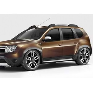 Dacia Duster 1 2009+ - Marşpiyel Oem Stil, Mat Gri Vakum Set