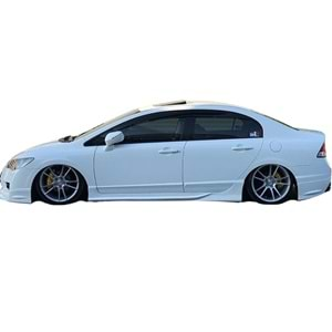 Honda Civic FB7 2012+ - Marşpiyel Custom, İşlemsiz Ham Yüzey Vakum Set