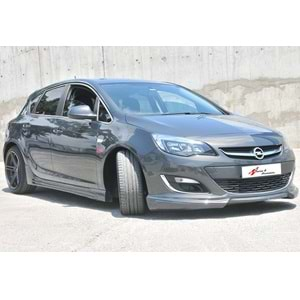 Opel Astra J 2009+ - Marşpiyel Sport Stil, İşlemsiz Ham Yüzey Vakum Set