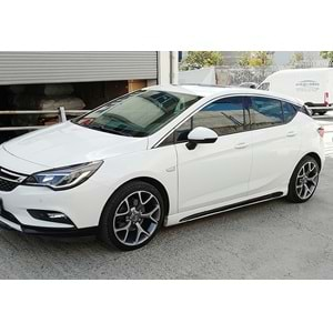 Opel Astra K 2015+ - Marşpiyel Sport, İşlemsiz Ham Yüzey Vakum Set