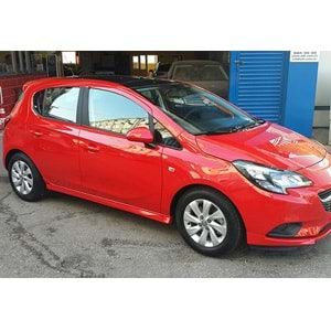 Opel Corsa E 2014+ - Marşpiyel OPC Line Stil, İşlemsiz Ham Yüzey Vakum Set