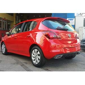 Opel Corsa E 2014+ - Marşpiyel OPC Line Stil, İşlemsiz Ham Yüzey Vakum Set