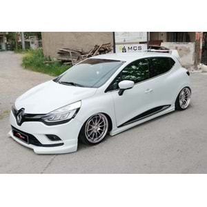 Renault Clio 4 2012+ - Marşpiyel RS Stil, İşlemYapılmamış Ham Ürün Yüzeyi, Vakum, Set