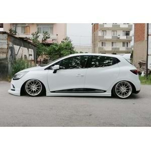 Renault Clio 4 2012+ - Marşpiyel RS Stil, İşlemYapılmamış Ham Ürün Yüzeyi, Vakum, Set