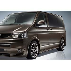 VW Transporter T5.2 2009+ - Marşpiyel ABT Stil, İşlemsiz Ham Yüzey Vakum Set