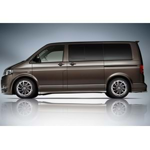 VW Transporter T5.2 2009+ - Marşpiyel ABT Stil, İşlemsiz Ham Yüzey Vakum Set