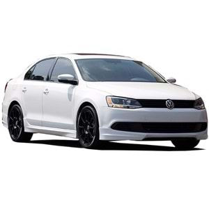 VW Jetta Mk6 2010+ - Marşpiyel R Stil, İşlemsiz Ham Yüzey Vakum Set