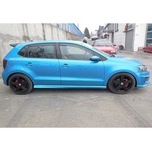 VW Polo Mk5 2009+ - Marşpiyel R Line Stil, İşlemsiz Ham Yüzey Vakum Set