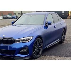 BMW G20 2019+ - Marşpiyel/Çıta Yan, M Performance V2 Stil, Piano Black Parlak Boyalı Ürün Yüzeyi, ABS, Set