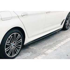 BMW G30 2017+ - Marşpiyel Çıta/Alt, B Plus Performance V2 Stil, Piano Black Parlak Ürün Yüzeyi, Vakum, Set