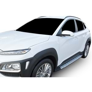 Hyundai Kona 2017+ - Basamak Oem Stil V1 Noktalı , ABS Alüminyum Set