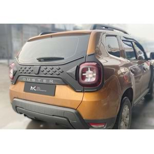 Dacia Duster 2 2018+ - Bagaj Üst Kaplaması A Plus+ Yarım, Mat Siyah Vkm.