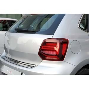 VW Polo Mk5 2009+ - Stop Q2 Stil, Füme Renkli Ürün Yüzeyi, Led Kayar Sinyal, PC, Set