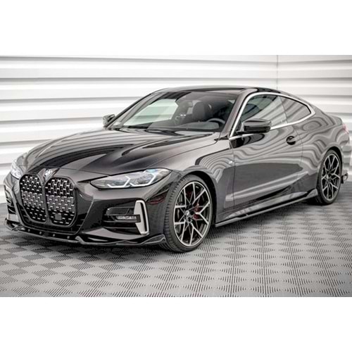 BMW G22 2020+ - Tampon Lip/Ön A Plus M440i M Pack V1 Stil, Piano Black Parlak Ürün Yüzeyi Vkm.