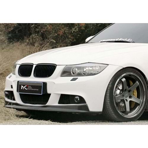 BMW E90 LCI 2008+ - Tampon Lipi/Ön, A Plus Arkym Stil, Piano Black Parlak Ürün Yüzeyi, Vakum