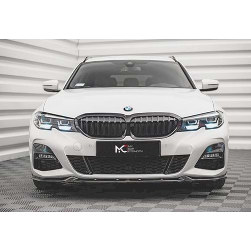 BMW G20 2019+ - Tampon Lipi/Ön, A Plus M Pack V4 Stil, Piano Black Parlak Ürün Yüzeyi, Vakum