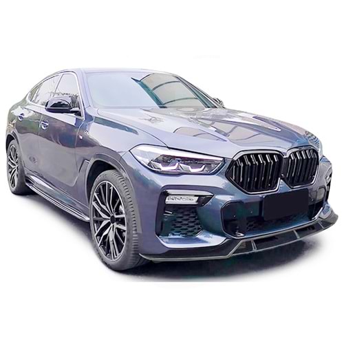 BMW G06 2020+ - Tampon Lipi/Ön, A Plus M Performance Stil, M Spt. Tmpn., Piano Black Parlak Ürün Yüzeyi, Vakum