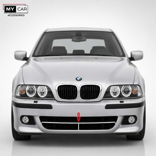 BMW E39 1995+ - Tampon Çıtası/Izgara Alt, M Technic V1 Stil, Mat Siyah Ürün Yüzeyi, PP