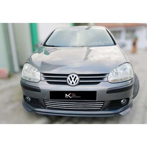 VW Golf Mk5 2003+ - Tampon Eki/Ön B Plus ABT V1 Stil, İşlem Yapılmamış Ham Ürün Yüzeyi, Vakum