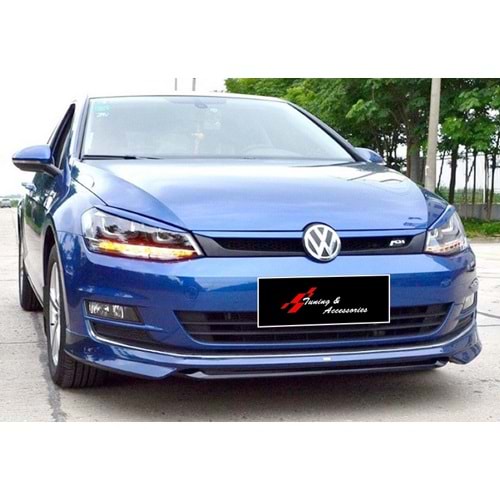 VW Golf Mk7 2012+ - Tampon Eki/Ön ABT V1 Stil, İşlem Yapılmamış Ham Ürün Yüzeyi, Vakum