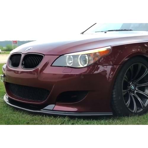 BMW E60 2003+ - Tampon Lipi/Ön, B Plus Hamann M5 Stil, Flapsız, Piano Black Ürün Yüzeyi, Vakum
