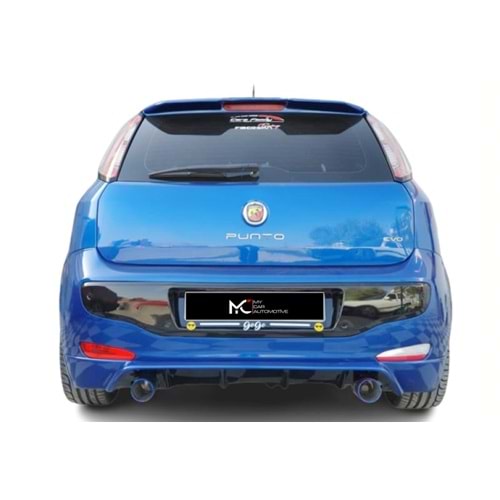 Fiat Grande Punto 2005+ - Tampon Eki/Arka, Rieger V1 Stil, İşlem Yapılmamış Ham Ürün Yüzeyi, Vakum