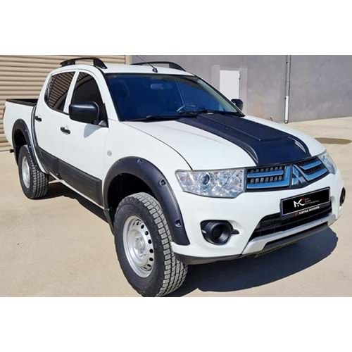 Mitsubishi L200 4 2005 - Kapı Üzeri Kaplaması A Plus+ Sport Line Stil, Mat Siyah Ürün Yüzeyi Vkm. Set