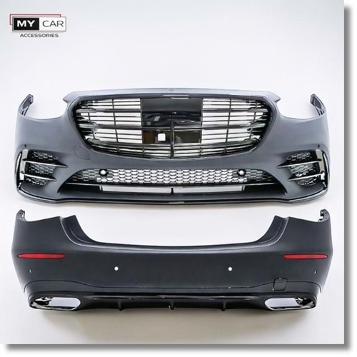 M. Benz W223 2020+ - Body Kit/Set, S450 AMG V1 Stil, Pnjr., PCD, İşlem Yapılmamış Ham Ürün Yüzeyi, PU, Set