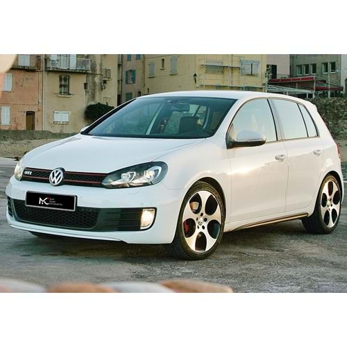VW Golf Mk6 2008+ - Body Kit/Set, GTI V1 Stil, İşlem Yapılmamış Ham Ürün Yüzey, PP, Set