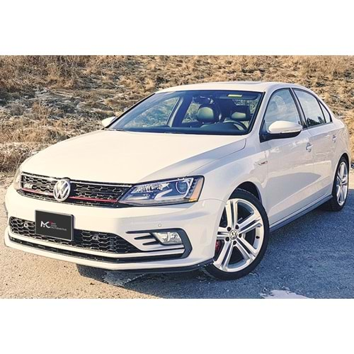 VW Jetta Mk6 FL 2014+ - Tampon Ön GLI Stil Chn., Pnjr. İşlem Yapılmamış Ham Yüzey Set ABS