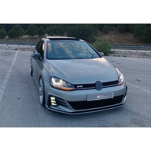 VW Golf Mk7 2012+ - Tampon Ön 7.5 GTI Stil, Pnjr. Ham İşlem Yapılmamış Ürün Yüzeyi Set ABS