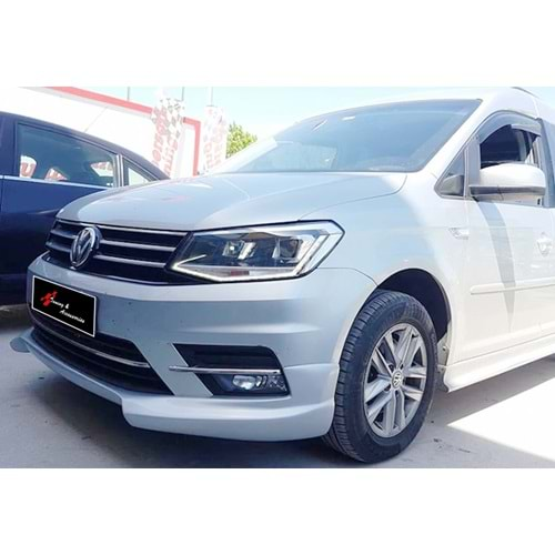 VW Caddy Mk3 FL2 2015+ - Ön Ek Rieger Stil, İşlemsiz Ham Yüzey Vakum