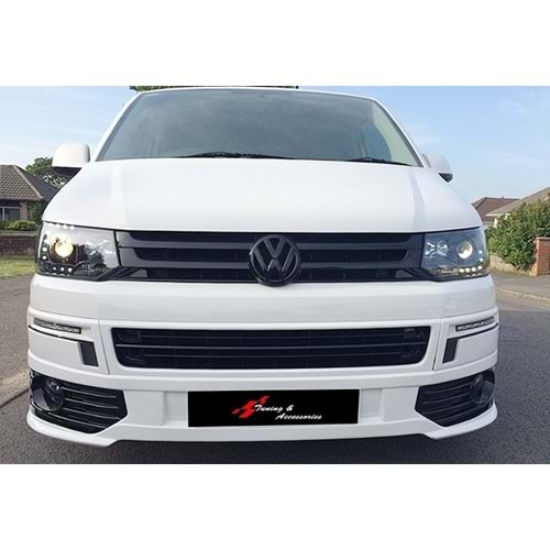 VW Transporter T5.1 2009+ - Ön Ek Sportline Stil, İşlem Yapılmamış Ham Ürün Yüzeyi, Vakum