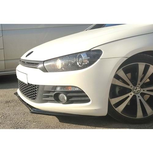 VW Scirocco Mk3 2008+ - Tampon Lipi/Ön Basic Stil 2 mm, Mat Siyah Ürün Yüzeyi, Vakum