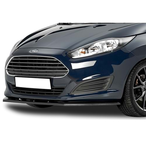 Ford Fiesta Mk6 FL 2013+ - Ön Lip Basic 2 mm, Piano Black Vakum