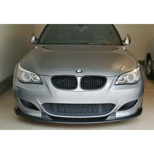 BMW E60 2003+ - Ön Lip Hamann M5 Stil Flaplı, Piano Black Ürün Yüzey, Vkm.