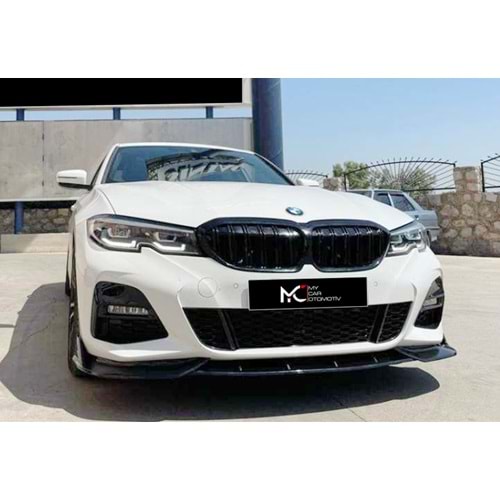 BMW G20 2019+ - Ön Lip M Sport 330i Stil, Piano Black Vakum