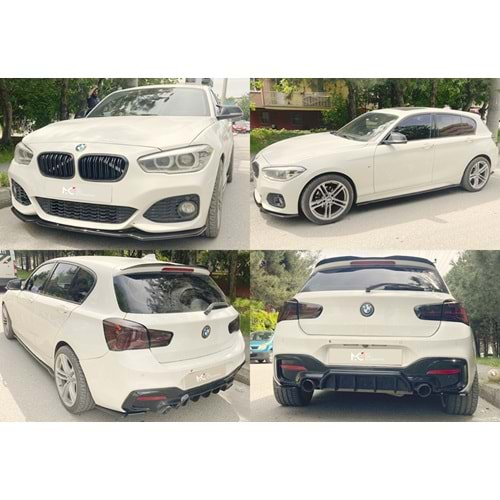 BMW F20 LCI 2015+ - Body Kit Max A Plus+ M Power V1 Stil, Piano Black Parlak Ürün Yüzeyi Vkm