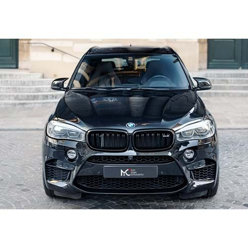 BMW F15 2013+ - Panjur X5M Stil Çift Çizgi, Piano Black Çerçeve İç ABS Set