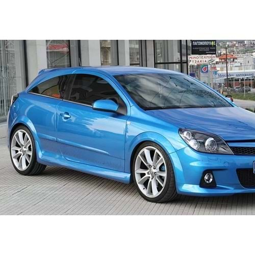 Opel Astra H 3D 2004+ - Marşpiyel OPC Stil, Astar Boyalı Yüzey FRP Set