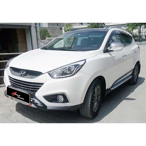 Hyundai IX35 2010+ - Basamak Oem Stil V1 Noktalı , ABS Alüminyum Set