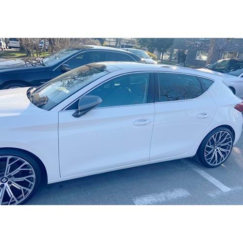 Seat Leon Mk4 2020+ - Krom Cam Çerçeve Seti Oem Stil, Paslanmaz Çelik Set