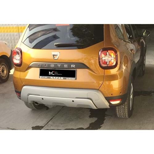 Dacia Duster 2 2018+ - Arka Üst Plate A Plus+ Oem Stil, Mat Gri Vkm. Set