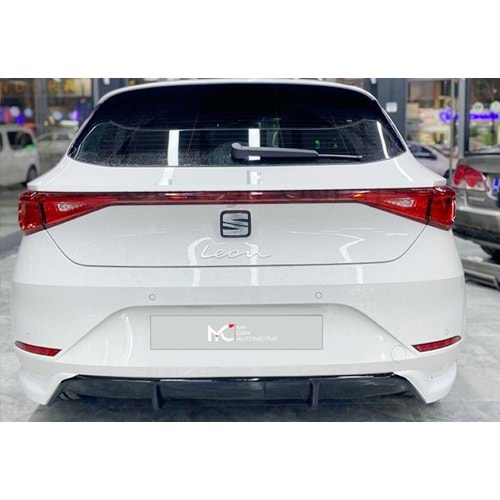 Seat Leon Mk4 2020+ - Difüzör FR Stil Çıkışsız, İşlem Yapılmamış Ham Ürün Yüzeyi, Vakum