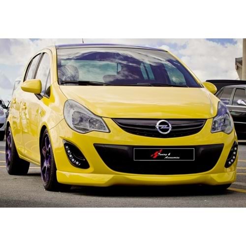 Opel Corsa D 2011+ - Tampon Eki/Ön, Steinmetz Stil, İşlem Yapılmamış Ham Ürün Yüzeyi, Vakum